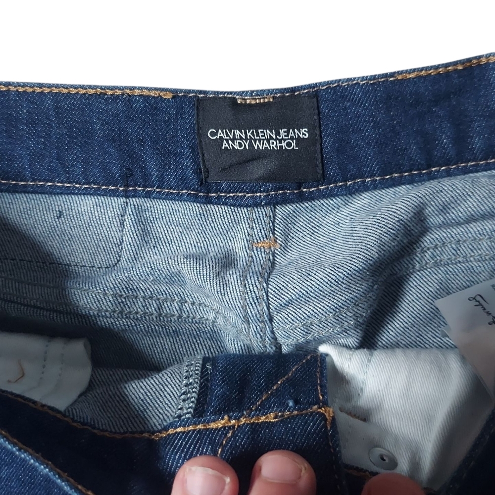 Calvin Klein | Raf Simons | Andy Warhol | Limited Edition | Graphic Slim Jeans - Picture 7 of 16